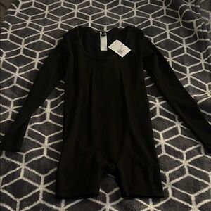 Forever 21 Black Long Sleeve Romper